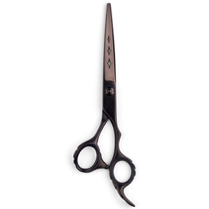 Tijeras de Barbero Negras Mate de Primera Calidad, Tijeras de Peluquería de Acero Inoxidable para Uso Profesional en Salón, Precio de Fábrica OEM - Product Image 2
