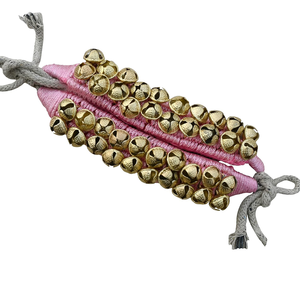 Ghungroo en laiton rose, clochettes décoratives pour chevilles, accessoires de danse, décoration culturelle, événements festifs et cadeau - Product Image 4