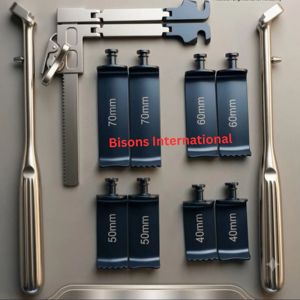 BISONS Wholesale Ensemble de rétracteurs pour chirurgie lombaire de style McCulloch, 11 pièces, instruments orthopédiques, classe I, usage hospitalier - Product Image 1