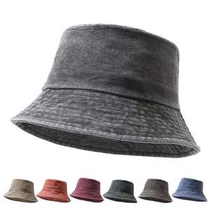 Sombrero de Pescador de Color Sólido de Alta Calidad OEM al por Mayor, Protección Solar Unisex, de Algodón, con Lazo, para las Cuatro Estaciones, para Viajes, Pesca y Moda - Product Image 1