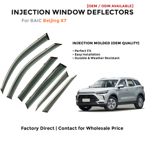 Deflector de Viento para BAIC Beijing X7 2020, Protector Solar y de Lluvia, Visera para Ventana de Coche - Product Image 2