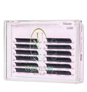 Les mieux notés UNIQUE LASH coréen russe Mega Volume cils 0.07mm noir mat Super doux Premium PBT Fiber - Product Image 6