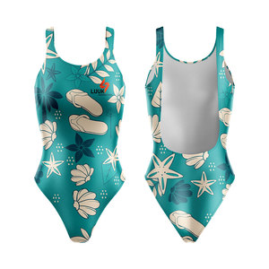 Traje de Baño de Una Pieza para Mujer, Personalizado, Ecológico, Transpirable, Antibacterial, Resistente al Viento, Talla Grande, de Secado Rápido, Sin Costuras - Product Image 6
