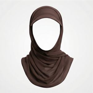 Hiyab de Color Personalizado, Nuevo Estilo, Vestido Musulmán para Mujer, Pañuelo para la Cabeza Completamente Cubierto, Suave, Premium y Elegante - Product Image 1