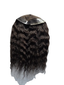 Femmes 100% cheveux humains Remy toupet Taz cheveux Bangladesh dentelle avant systèmes de cheveux indiens étanche vague d'eau douce vague profonde - Product Image 6