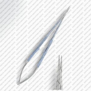 Portaagujas Castroviejo de Titanio, Punta Recta, Portaagujas Microquirúrgico, Instrumento Quirúrgico Oftálmico TC, OEM - Product Image 4