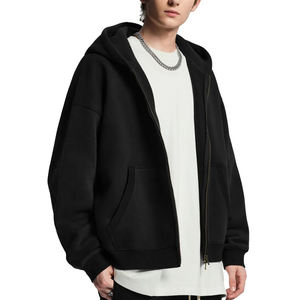 Sweat à capuche zippé pour homme, vêtements de style de vie haut de gamme - Product Image 3