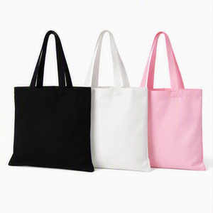 Bolsas de Hombro de Lona de Algodón Negro Oscuro, Resistentes, Ecológicas, de Tamaño Mediano, de Alta Calidad, Marca COTTON FIELD - Product Image 3