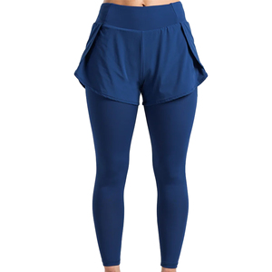 Leggings Cortos 2 en 1 para Yoga, Ropa Deportiva para Gimnasio, Ejercicio, Cintura Alta, Running, Fitness, Leggings de Yoga de Alta Calidad, Personalizados - Product Image 1