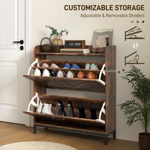 Shoe Cabinet Durable and Stylish Shoe Racks for Organizing Your Footwear - Product Image 6
