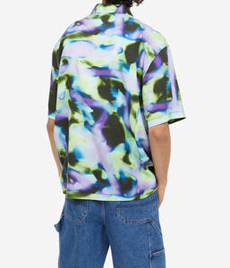 Chemise à manches longues boutonnée en coton rayée décontractée pour hommes, grande taille, de haute qualité - Product Image 3