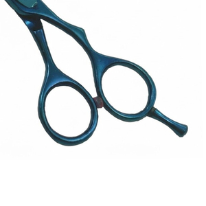 Professional Blue Thinning Hair Scissors Straight Cuticle Facing Barber Salon <b>Shears</b> Stainless Steel Cutting Tool - Product Image 6