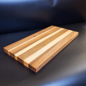 Rectangular <b>Wooden</b> Chopping Board With Stripe Pattern Anti-Slip Surface Single <b>Piece</b> Made in Vietnam - Product Image 6