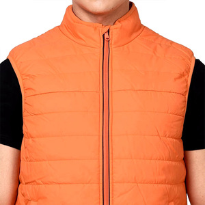 Wholesale Warm Men's Puffer Vest Fabric <b>Light</b> Weight Quilted Padded Vest Sleeveless <b>Jacket</b> for Men - Product Image 4