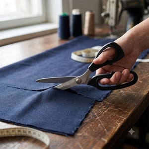 Ciseaux de tailleur professionnels en acier inoxydable de 8,5 pouces pour l'industrie du vêtement, achat en gros - Product Image 1