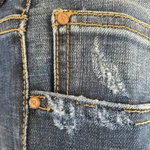 Jeans de mezclilla rasgados casuales para hombre de marca, al por mayor, sexys, ajustados, de alta calidad, elásticos, de algodón y spandex, ligeros - Product Image 5