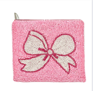 Monedero de Lona Hecho a Mano de Alta Calidad con Bordado de Cuentas, Mini Cartera Personalizada con Cremallera, Bolsa Desmontable con Correa de Cadena y Lazo - Product Image 5