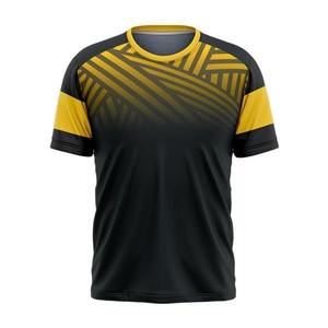 เสื้อกีฬาพิมพ์ลายแบบซับลิเมชั่นสำหรับทุกเพศ ปี 2026 ผ้าโพลีเอสเตอร์ 100% แขนสั้น คอกลม แห้งเร็ว สำหรับใส่เป็นทีม - Product Image 6