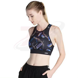 Soutien-gorge de sport à fermeture avant pour usage quotidien, bretelles non réglables, compression légère, fabrication sur mesure OME, soutien-gorge de sport de haute qualité - Product Image 5