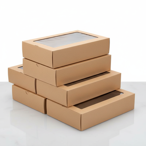 Boîtes en papier kraft biodégradables et recyclables avec logo personnalisé du Vietnam, avec fermeture magnétique, pour la vente à emporter, les chewing-gums, les aliments en conserve - Product Image 3