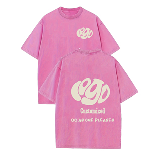 เสื้อยืดโอเวอร์ไซส์ลายกราฟิกสไตล์วินเทจ ยูนิเซ็กซ์ ทรงหลวม ไหล่ตก สตรีทแวร์ ตัวอักษรพิมพ์ลาย แขนสั้น - Product Image 1