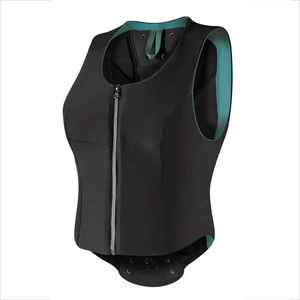 Women's Black Equestrian Safety Vest Sleeveless Zipper Closure Breathable Spandex Nylon Riding Gear 2026 - Product Image 2