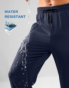 Pantalon en jean plissé décontracté pour homme 100 % coton, coupe droite, taille mi-haute, braguette zippée, idéal pour le bureau ou les occasions professionnelles - Product Image 6