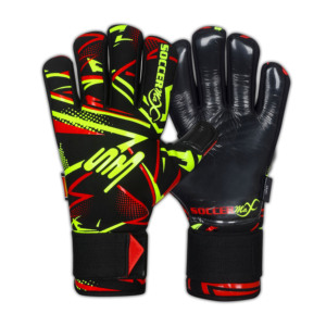 Gants de gardien de but professionnels en latex allemand de haute qualité, fabriqués au Pakistan, avec protection des doigts personnalisée, gants de football. - Product Image 6