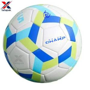 Ballon de football de qualité supérieure, taille 5, durable, écologique, coloré, épais, en PU, TPU, PVC laminé, pour usage extérieur et entraînement - Product Image 4