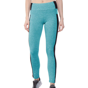 Seamless Women Solid Yoga <b>Leggings</b> High Waist Four-Way Stretch Spandex/<b>Nylon</b> Breathable Fitness Tights for Gym & Training - Product Image 2