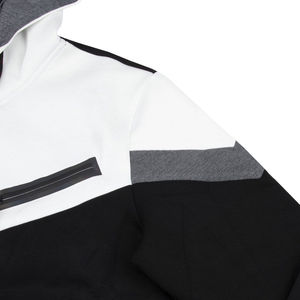 Sudadera con capucha y cremallera para hombre, estilo moderno, ropa urbana, logotipo personalizado, OEM, etiqueta privada, fábrica de ropa al por mayor - Product Image 4