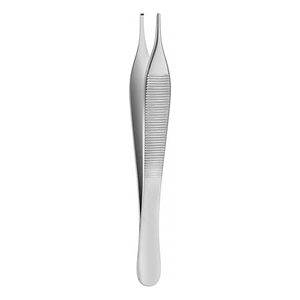 Pince à tissus Adson à dents droites de haute qualité 2x3 120mm, usage chirurgical, précision anatomique, acier inoxydable, manuelle - Product Image 4