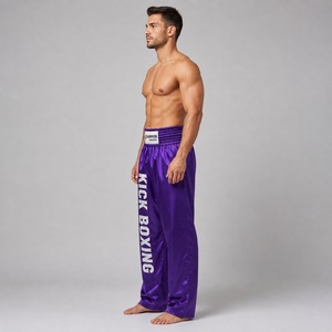 Kick Boxing <b>Trouser</b> Professional Athletic Bottoms Stretch Polyester/Nylon for Martial Arts <b>Training</b> Gym Workouts Sports - Product Image 4