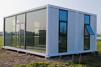 Maison conteneur extensible de haute qualité, respirante, portable, à structure légère en acier, pour bureau, dortoir, maison mobile de vacances