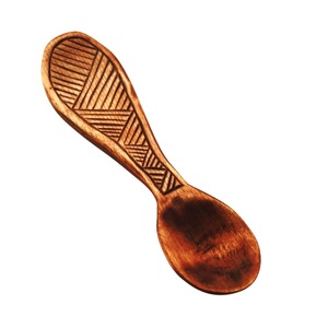 Cuillère à thé en bois durable, cuillère doseuse à café et sucre faite à la main, ustensile de cuisine naturel - Product Image 6