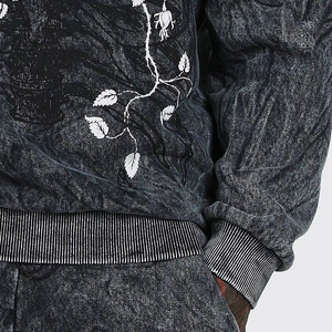 Ensemble de survêtement évasé 100 % coton de haute qualité délavé à l'acide pour hommes – Matière durable – Vente en gros - Product Image 5