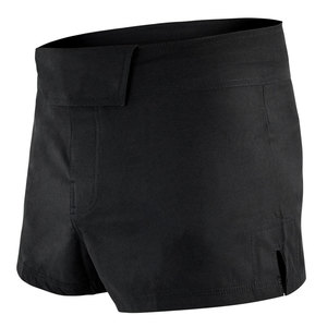 <b>Men's</b> Black Satin Sport Shorts High Waist Elastic Breathable Side Stripe <b>White</b> Logo Back - Product Image 6
