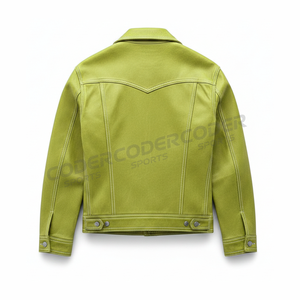 Vestes en cuir pour hommes Coder Sports, tendance, durables, personnalisables sur le devant, imperméables et respirantes, doublées de polaire, de haute qualité, vente en gros - Product Image 3