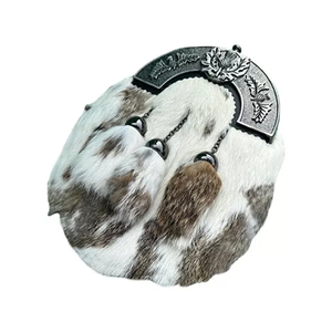 Nouveau Sporran écossais 2026 pour homme, en fourrure de lapin, à 3 pompons, personnalisable, durable, léger, prix de gros - Product Image 4