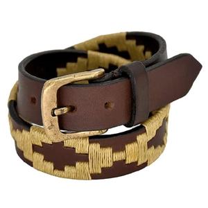 Cinturón de Cuero Personalizable para Equitación y Polo, con Hebilla de Pin para Hombre, Cuero de Primera Calidad, Bordado, Cinturón Deportivo, Accesorios para Montar a Caballo - Product Image 2