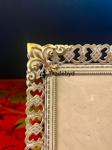 Cadre photo en métal artisanal, accent décoratif élégant par Tradebyd - Product Image 3