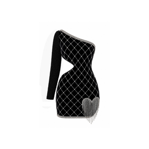 Robe moulante mini pour femme avec broderie cerf rouge, sans manches, col carré, en coton/élasthanne, ensemble maillot de bain une pièce pour femme - Product Image 2