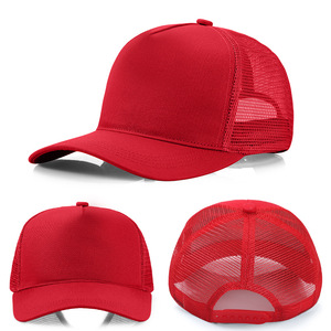 Wholesale Cotton 5 Panel High Quality Structured Mesh Back Baseball Snapback Trucker Cap Hats With Custom 3D Embroidery Logo - Product Image 2