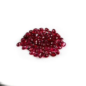 Rubis naturels de Bangkok, ovales calibrés 6x4mm, pierres précieuses facettées naturelles, prêtes à l'emploi pour la création de bijoux - Product Image 5
