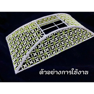 ดอกมะลิประดิษฐ์ พลาสติก งานฝีมือไทย สำหรับตกแต่งพวงมาลัย - Product Image 5