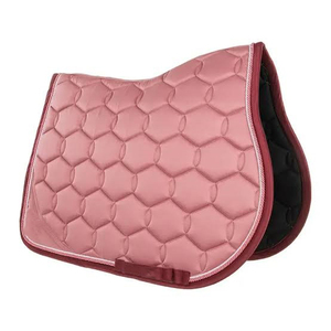 Sudadero Clásico Rosa Multiusos con Diseño Acolchado y Ribete Plateado para Montar a Caballo - Product Image 1