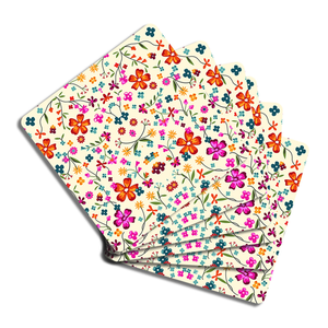 Posavasos Modernos de Madera MDF con Diseño Floral para Oficina, Decoración de Mesa, Hotel, Restaurante, Hogar, Cocina, Mesa de Comedor, Tazas de Té y Café - Product Image 1