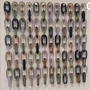 Custom Artistic Epoxy Resin Chain Links Multi-Purpose <b>Wall</b> <b>Hanging</b> <b>Decor</b> for DIY Projects Personalized Angel Room Divider - Product Image 3