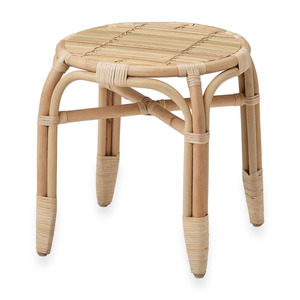 Taburetes de ratán hechos a mano, puf natural, otomanas elegantes en varios tamaños para mostrador y sofá. - Product Image 6