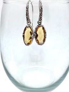 Pendientes de Citrino Bali, Joyería Artesanal con Piedras Preciosas, Regalo Elegante para Mujer, Proveedor Mayorista - Product Image 5